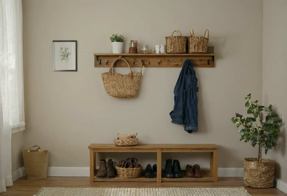 Practical visual for What should a functional 36-inch entryway storage setup cost