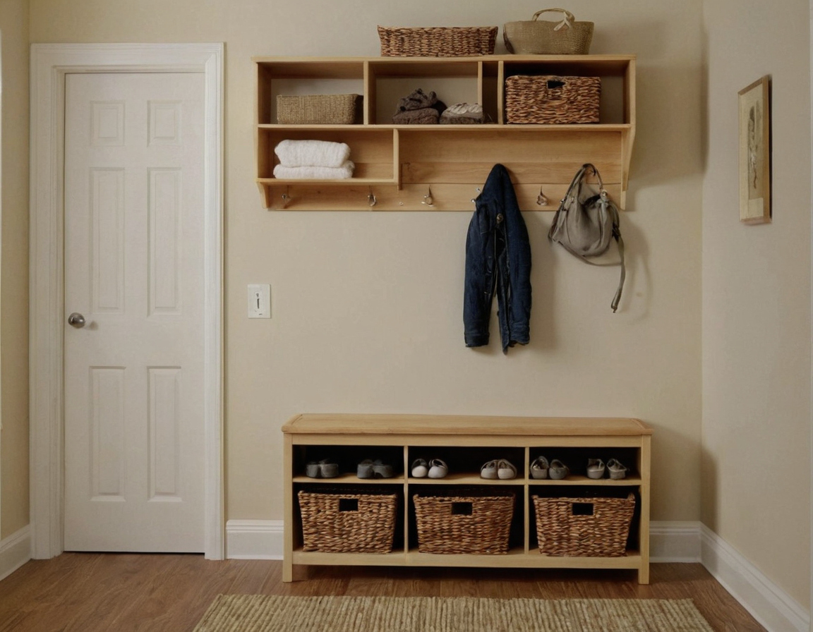 Practical visual for Install the 36-inch entryway storage system in one measured weekend