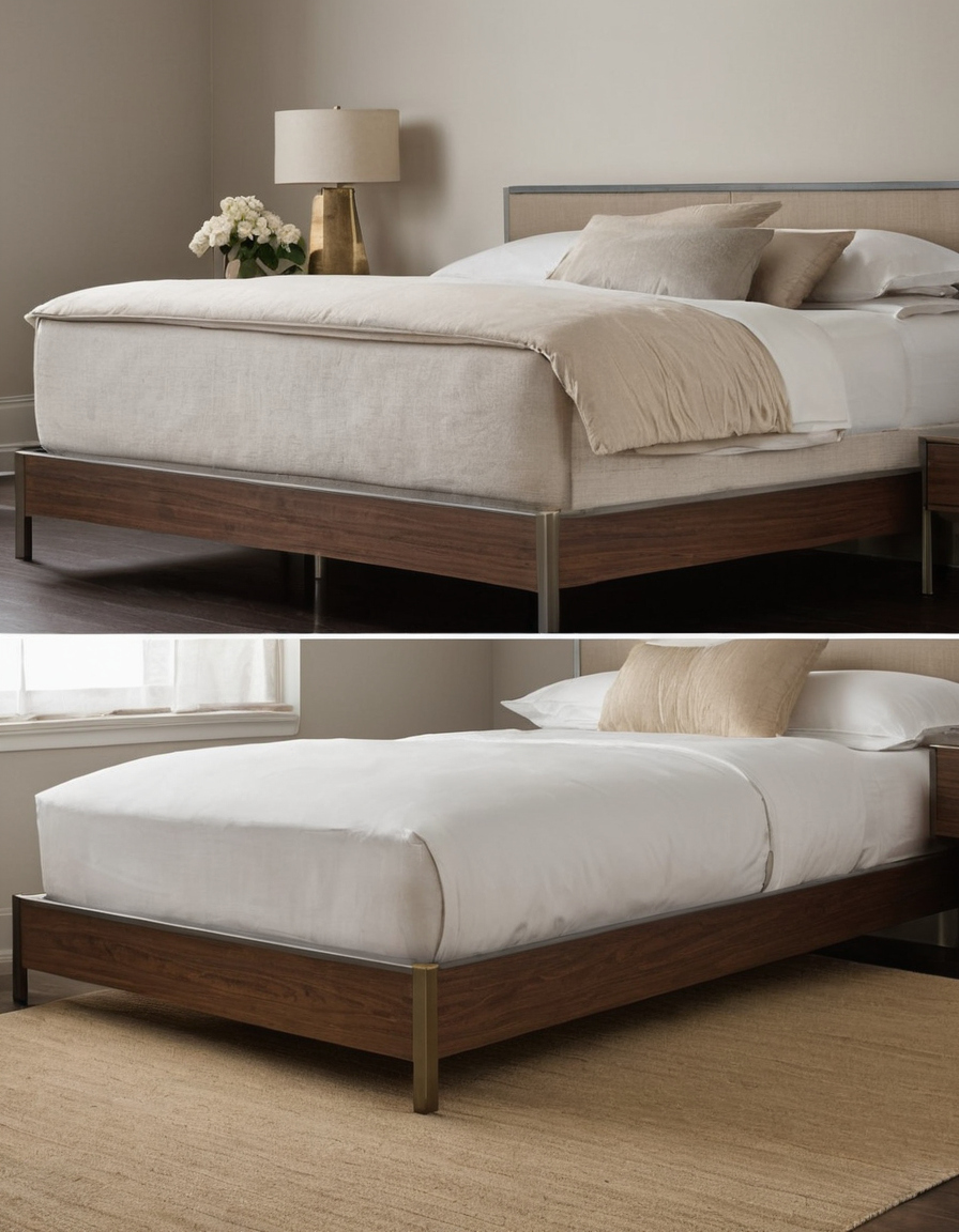 Which under-bed storage bin volumes fit standard bed frame rail heights